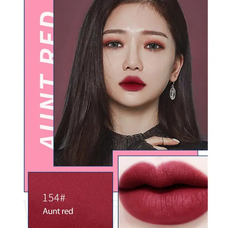 

4Pcs/Set Women Sexy Lip Gloss Set For Lips Makeup Long Lasting Matte Lipsticks Tint For Lips Waterproof Non-stick Cup Lipsticks