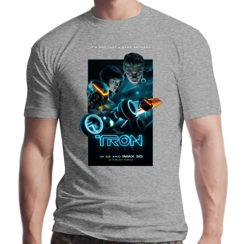 Новинка футболка с постером фильма TRON LEGACY черные футболки всех размеров