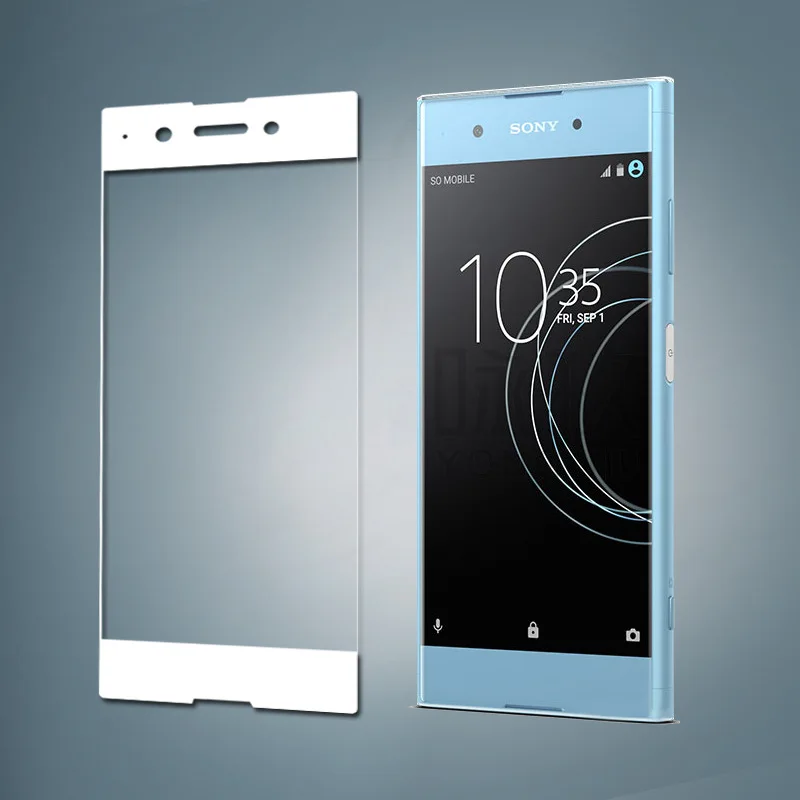 3D полное покрытие закаленное стекло для Sony Xperial XA1 Plus Защитная пленка экрана XA 1 One