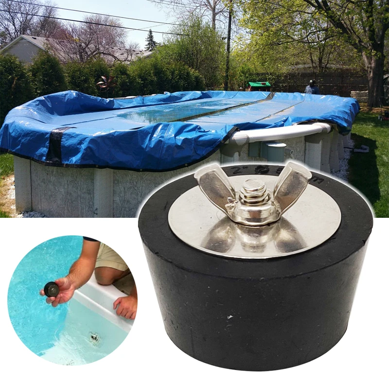 Antifreeze Rubber Plugs For Swimming Pool Pipes In Winter With Stainless Steel Screw Heavy Duty Garden Accessories | Дом и сад