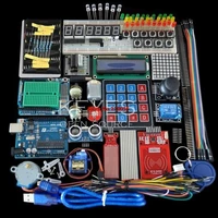 starter kit for arduino uno r3 uno r3 breadboard and holder step motor servo 1602 lcd jumper wire uno r3