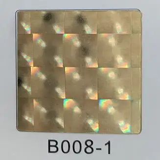 B008-1 1 лист, 25 см x 100 см, голограмма, теплопередача, винил, камуфляж, радуга, металлик и лазер, железная пленка, HTV футболка - Цвет: B008-1