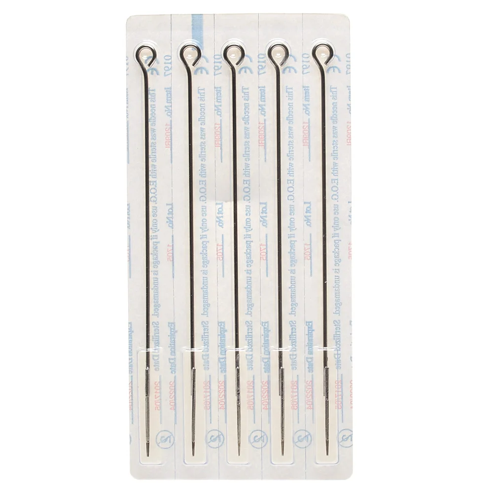 

Tattoo Needles Set 5 Pieces Disposable Mixed Tattoo Guns Needles 3rl, 5 7 9rl, Round Liners For Tattoo Machine & Tattoo Supplies