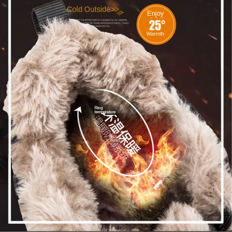 

2021 Daiwa Shoes Winter for Fishing Shoes Men Outdoor Snow Cotton Shoes Ski Fishing Shoes Non-Slip Warm Fishing Short Boots Shoe