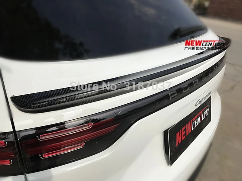 Задний спойлер из углеродного волокна для Porsche Cayenne 2018 -2020 | Автомобили и мотоциклы