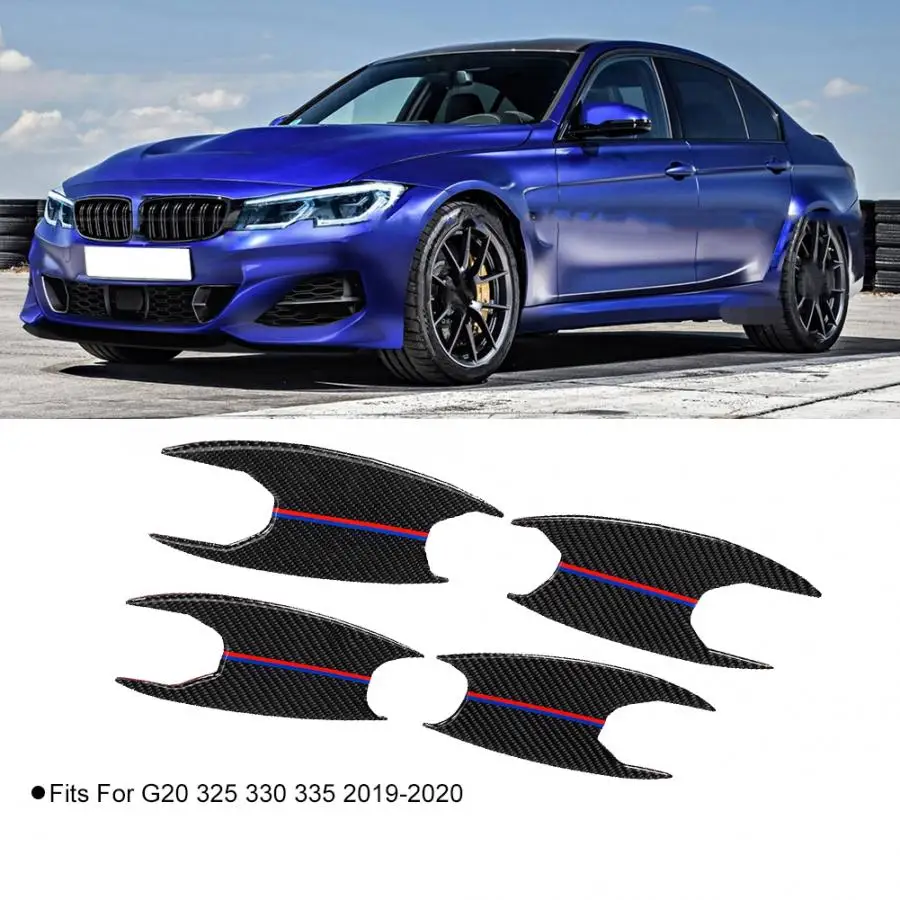 4 шт. ABS Автомобильная наружная дверная ручка чаша крышка отделка Подходит для G20