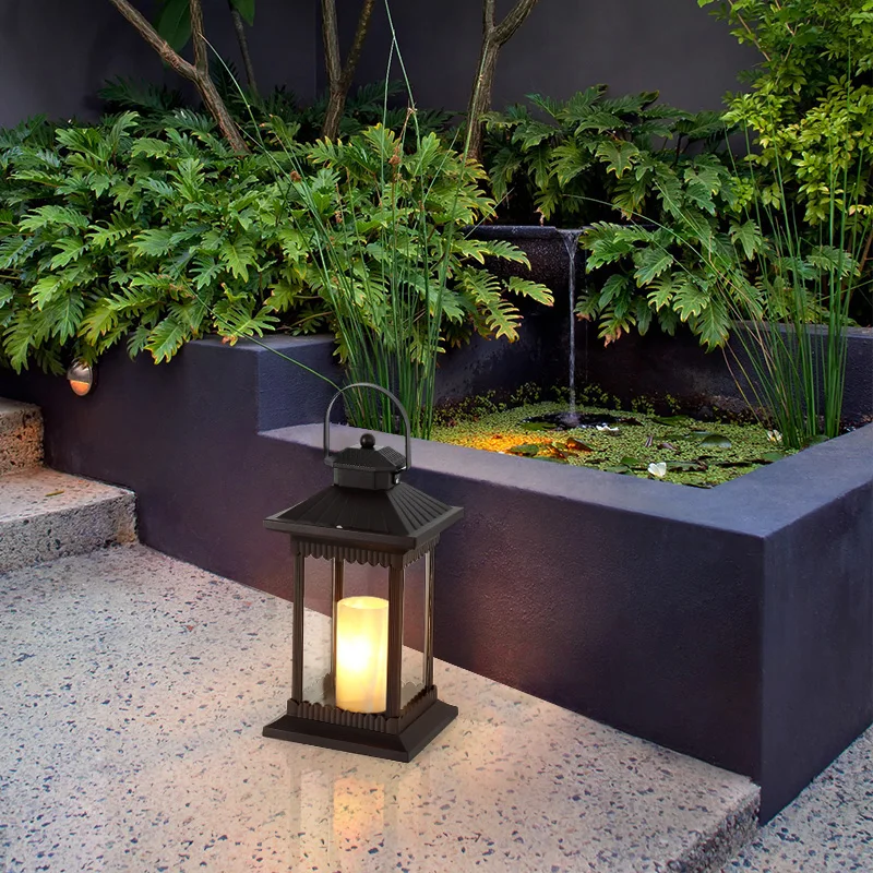 Уличный фонарь для свечей металлическая ветровая лампа водонепроницаемая во