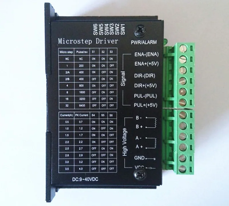 Контроллер шагового двигателя 4 шт./лот TB6600 32 сегмента улучшенная версия 0 А 42 В