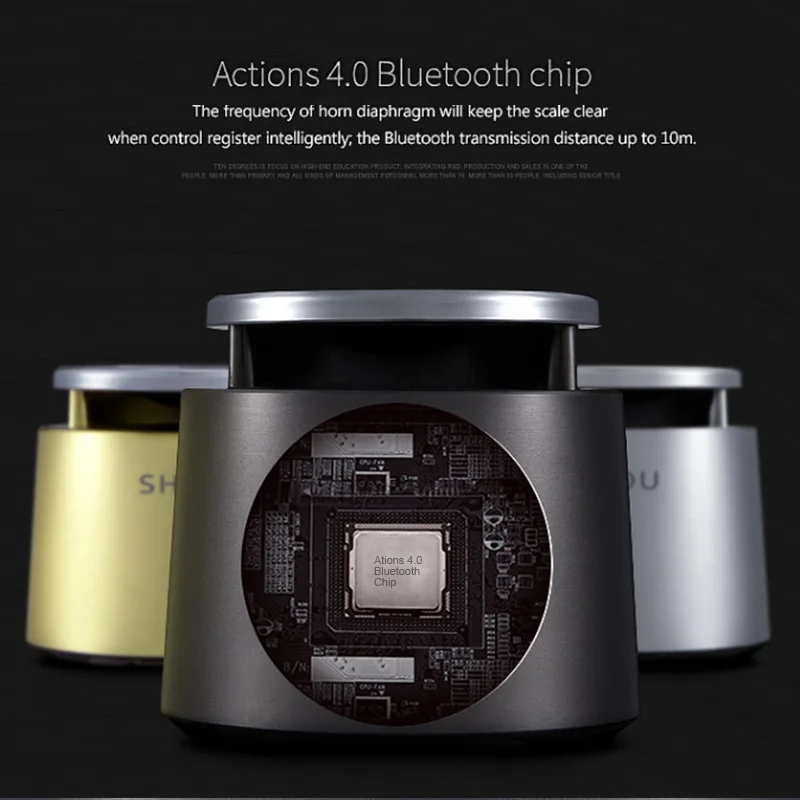 Мини металлический динамик благородный металл 5 вт карманный 360 omnibearing звук