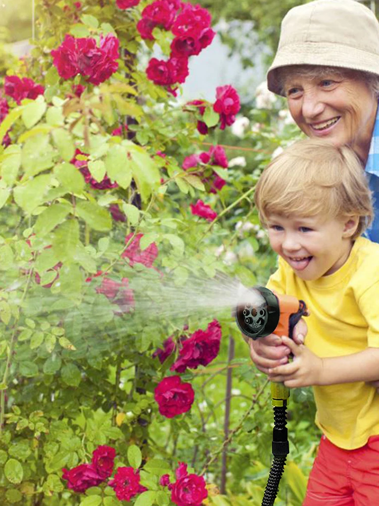

Hot Expandable Magic Flexible Garden Water Gun Set For Car Hose Pipe Plastic Hoses Garden Set To Watering With Spray Gun