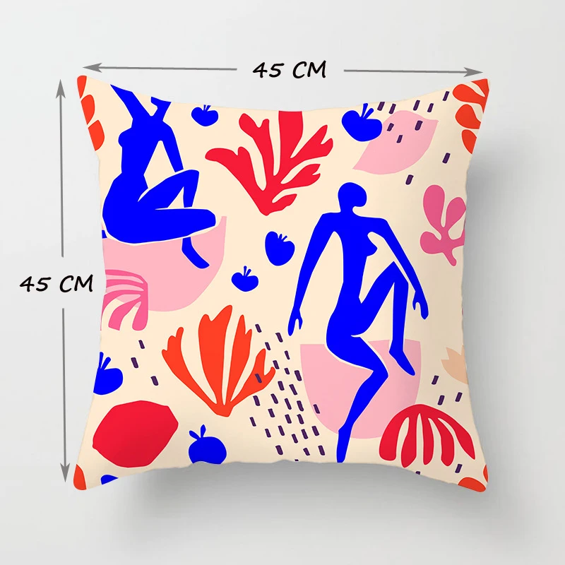 Наволочка для подушки с геометрическим рисунком декоративный полиэстеровый