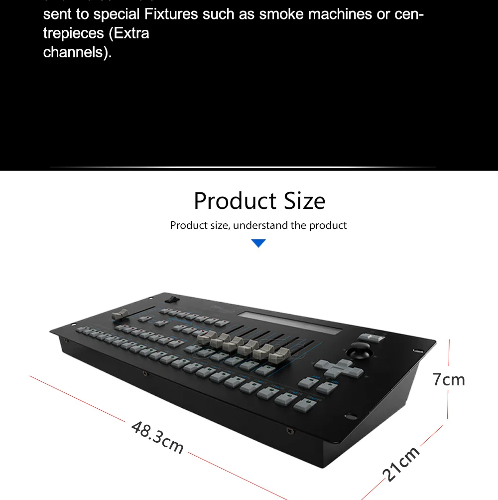 SHEHDS DMX консоль Пилот 2000 DMX 512 контроллер сценический эффект света осветительного оборудования 3 Pin отверстие подходит для сцены диджейское световое оборудование