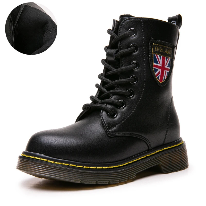 

Children Martin Boots 2020 Autumn British Fashion Boots For Girls Toddler Boys Snow Boots Kids Ankle Shoes KS670