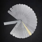 32 лопасти щупа Калибр метрический зазор наполнитель 0,04-0,88 мм толщина измерительный инструмент для измерения клапана мотоцикла