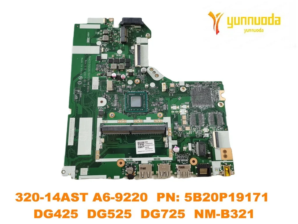 

Оригинальная материнская плата для ноутбука Lenovo IdeaPad 320-14AST A6-9220 PN 5B20P19171 DG425 DG525 DG725