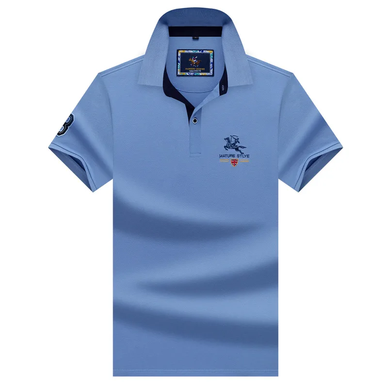 

2020 Brand Polo Shirt Mens Summer Short Sleeve Plus Size Homme Clothing 100%Cotton Designer High Quality Embroidery Fashion Tops