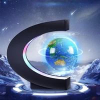 floating magnetic levitation globe led world map electronic antigravity novelty ball lamp home decoration education gifts