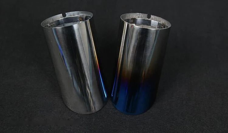 Стайлинг автомобиля глушитель внешняя выхлопная труба выход из нержавеющей