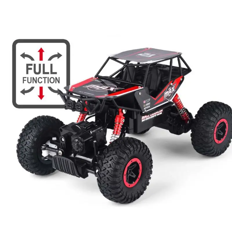 

1:16 Scale RC Car 2.4GHz Remote Control 4WD Dual Motor Electric High Speed Off-road Vehicle Children Rock Crawler Toy