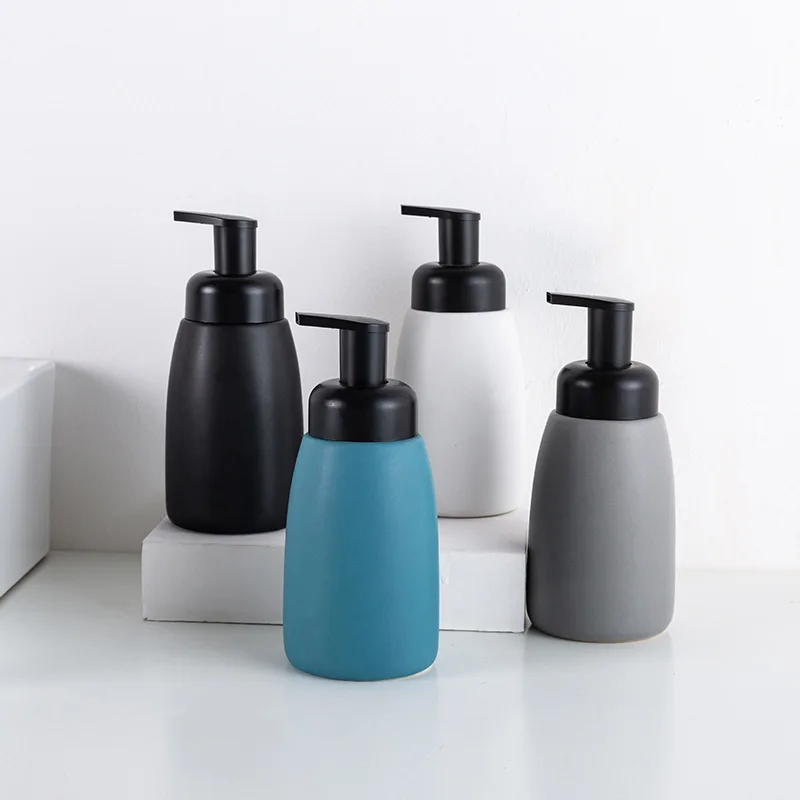 

Ceramic Hand Sanitizer Bottle, Foam Bottle, Sub-bottling, Press Foaming Bottle, Sanitary Ware, Bathroom, Kitchen, Hotel Supplies