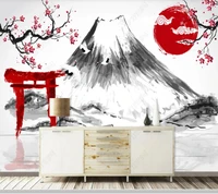 papel de parede abstract japanese mt fuji plum blossoms wallpaper muralliving room tv wall bedroom wall papers home decor