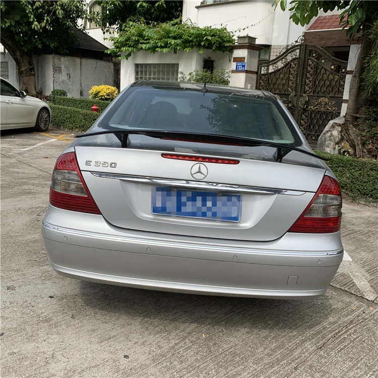 For W211 Spoiler 2003-2006 Mercedes-Benz NT E-class E200 E260 ABS plastic Material Car Rear Wing Color | Автомобили и мотоциклы