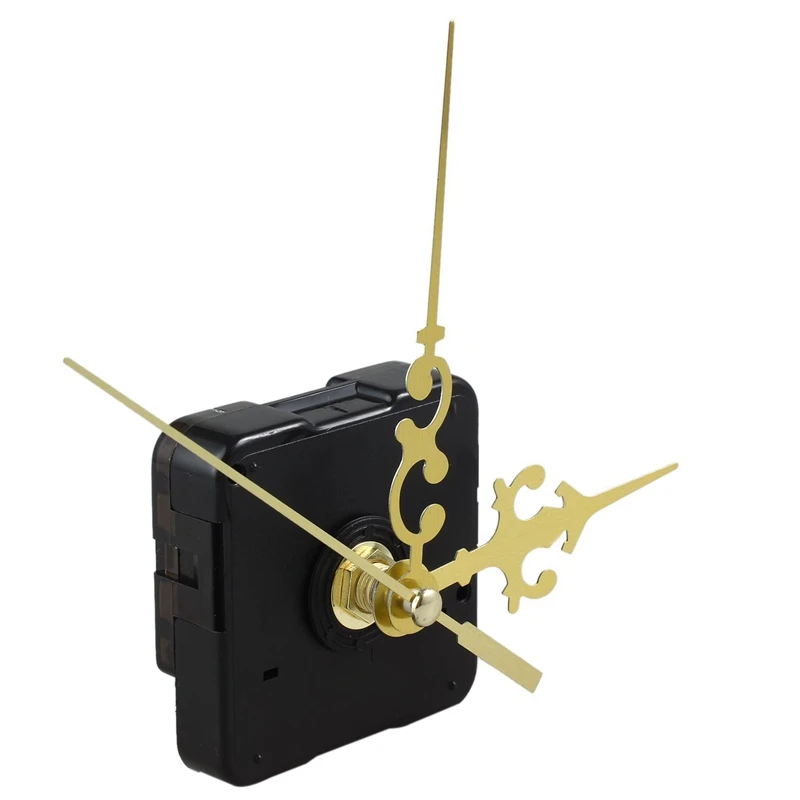 New DIY Clock plastic+Metal Texture Creative Wall Retro movement Accessories Gold |