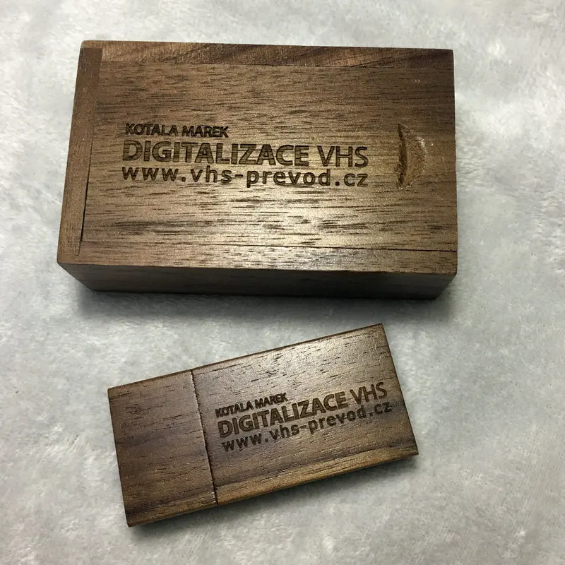 Деревянная usb флешка 4 ГБ 8 16 флеш диск USB 2 0 карта памяти Флешка 32 Гб + коробка (более