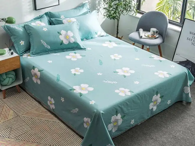 Простыня из хлопка 180x230 см|Хлопчатобумажных тканей| |