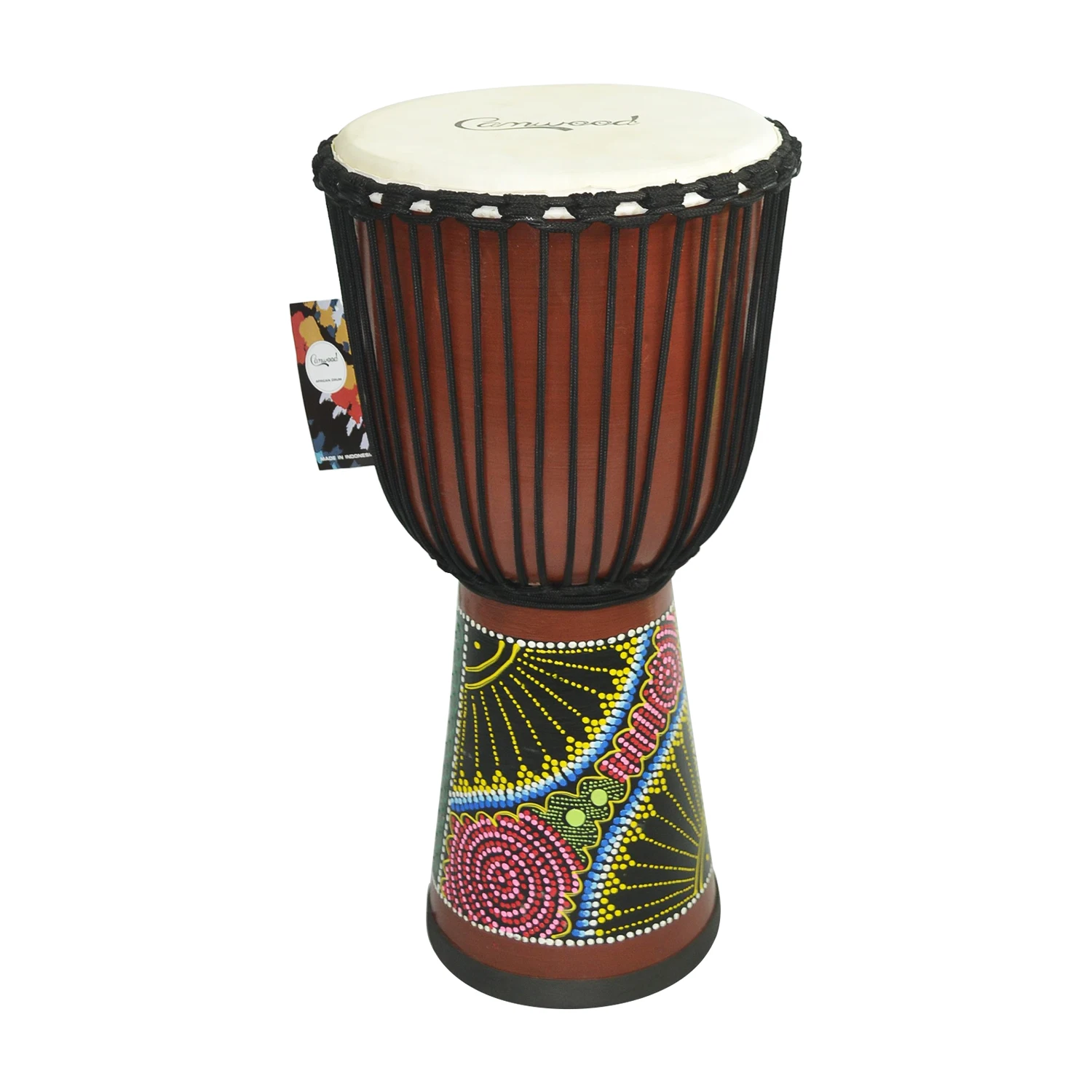 Деревянный Африканский барабан Camwood 8/10/12 дюймов Djembe ударный музыкальный