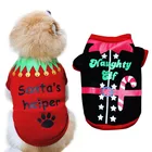 Одежда для домашних животных, одежда для домашних питомцев на Рождество, костюм, жилет с мультяшным принтом, рубашка для маленьких собак, кошек, одежда для чихуахуа, наряды для щенков #
