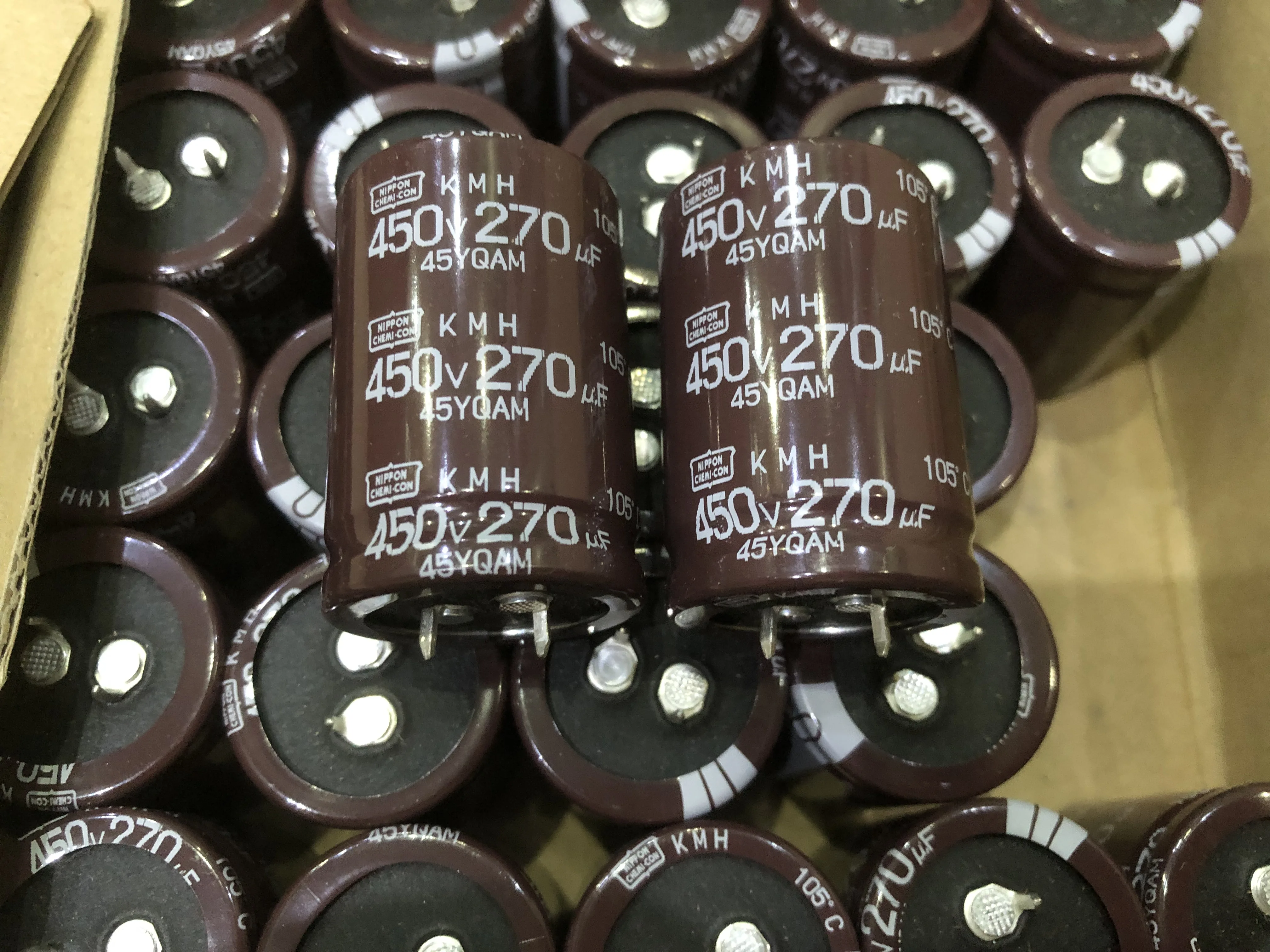 270 мкФ 450V NIPPON NCC kmhSeries 30x45 мм супер сокращена 450V270uF Алюминий электролитический