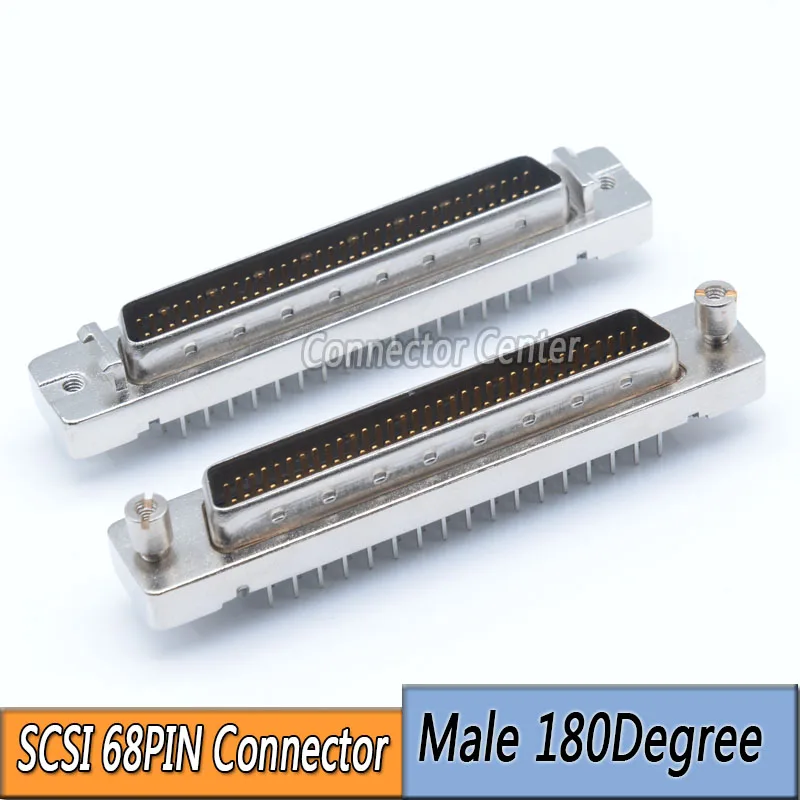SCSI HPDB 68P соединитель 180 мм 68Pin штекер градусов с защелкой винт | Обустройство дома