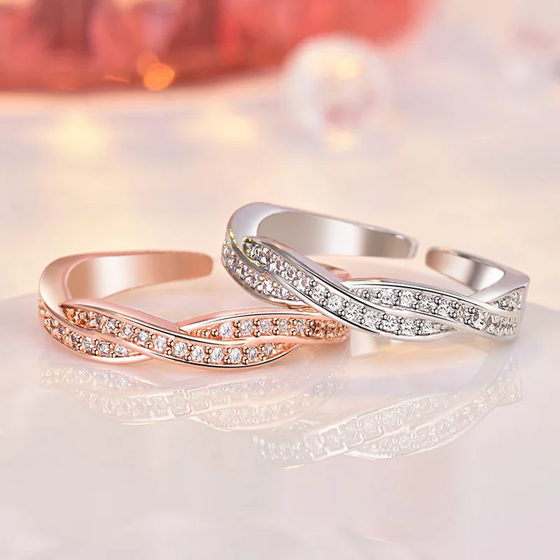 Новое циркониевое кольцо с кристаллом CZ для женщин изысканное ювелирное изделие