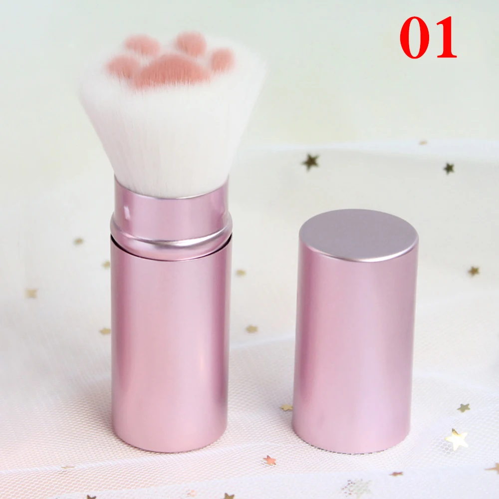 Style 1 1 шт. новые милые кошачьи когти в форме кисти для макияжа лица Пудра Базовая кисть для теней Красота косметические инструменты для макияжа рождественские подарки - Handle Color: Style 1