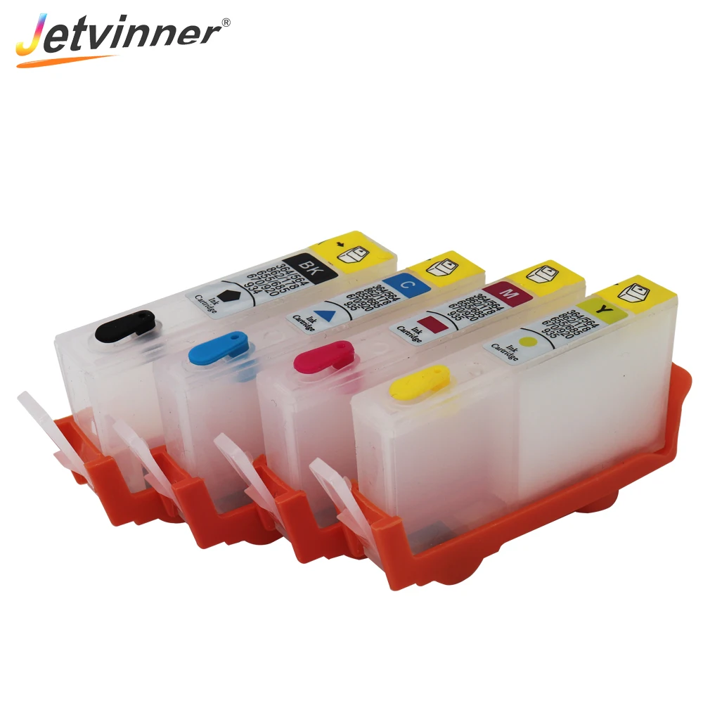 Jetvinner For HP 934 935 XL Refillable Ink Cartridge With ARC Chips Officejet Pro 6230 6830 6835 6812 6815 Printer |