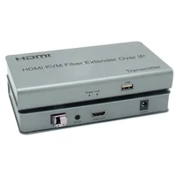 hdmi kvm fiber optical switch extender 20km over ip lc sc fiber cable usb 2 0 kvm sharing keyboard mouse switch for ps4 monitor