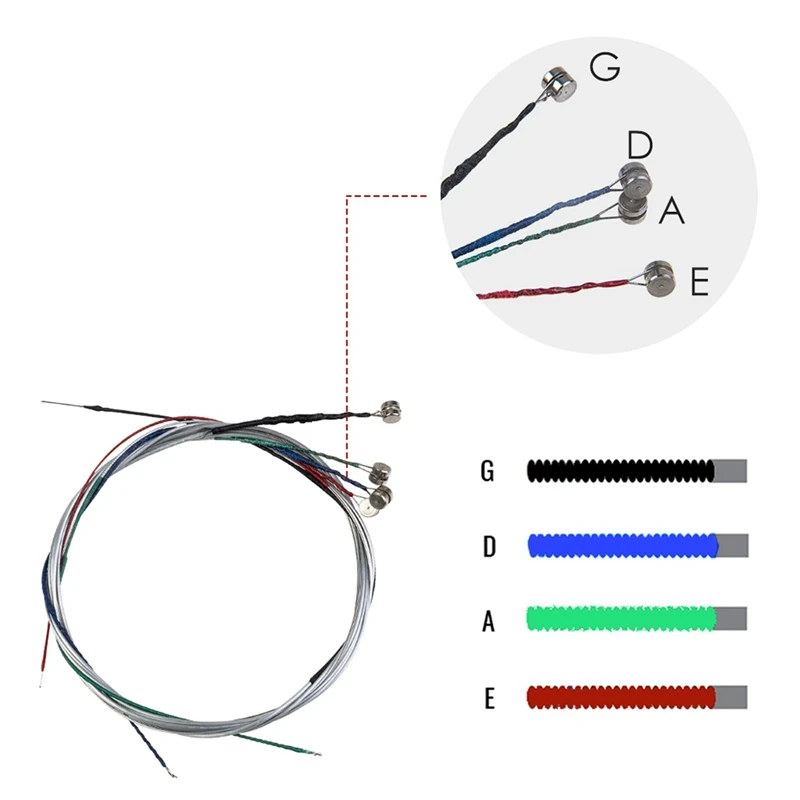 

5 Pcs High Quality Violin Strings Size 3/4 & 4/4 Violin Strings Steel Strings G D a and E Strings