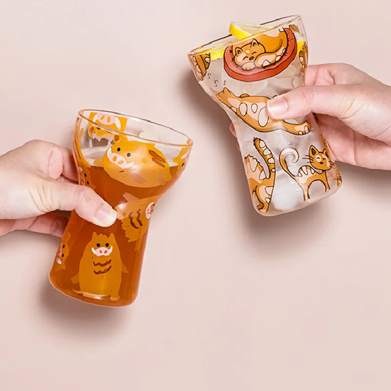 

Креативная кружка для кофе, кружка для пива, милая кружка для воды, молока, коктейлей, виски, эспрессо, стеклянная чашка, скандинавский бокал,...