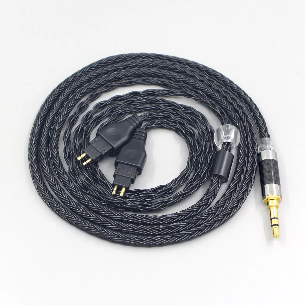 LN007728 16 Core Black OCC Earphone Cable For Sennheiser HD580 HD600 HD650 HDxxx HD660S HD58x HD6xx Headphone