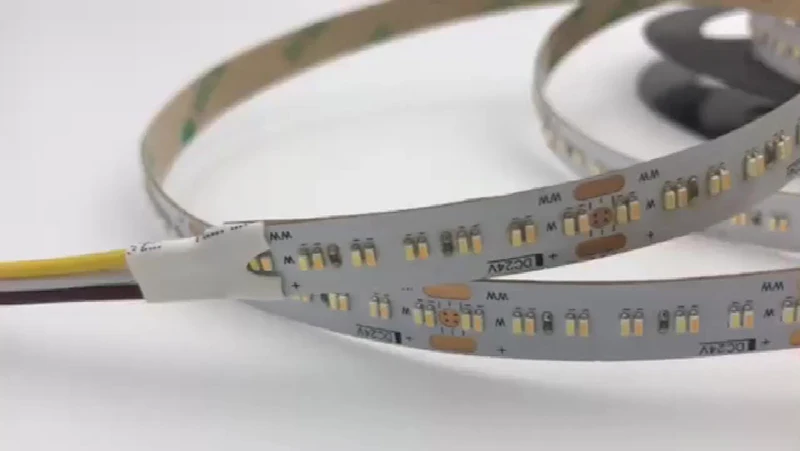 Cri95 регулируемая светодиодная лента CCT 1808 SMD DC24V 364Led/m 2700K + 6000K Светодиодная гибкая