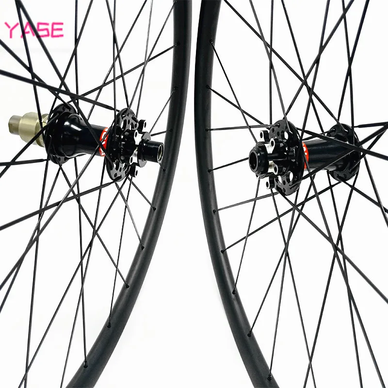 YASE 29er Углеродные mtb дисковые колеса XC 30x28 мм Symmerty бескамерный велосипедный