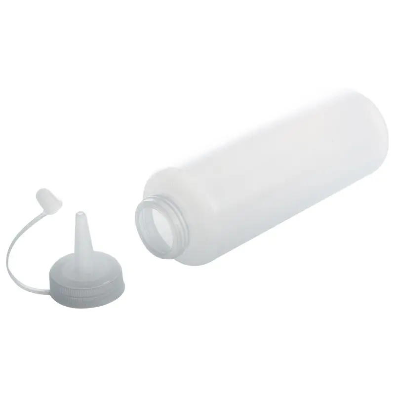 Пластиковая бутылка диспенсер для приправ кетчуп горчичный соус прозрачная