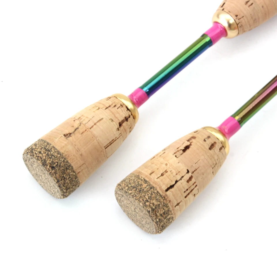 

1.68m Colorful Solid Tip Trout Lure Fishing Rod UL Power Ultralight 3-7g Carbon Spinning/Casting Rod Probale Fishing Pole