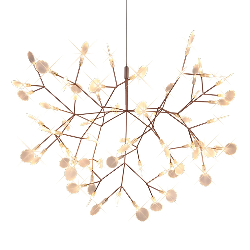 

GreeLustr Modern Firefly Tree Branch Chandelier Light LED Pendant Ceiling Hanging Lamp Living Room Home Ceiling Lamp Fixture