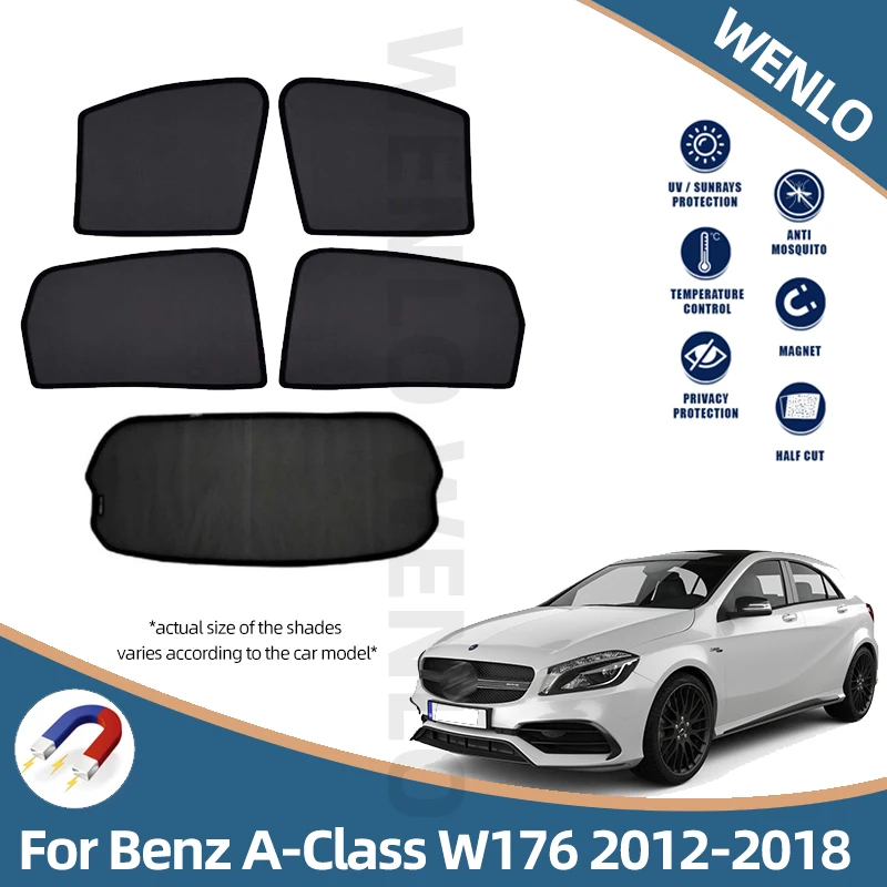 

Магнитный солнцезащитный козырек для окон автомобиля Mercedes Benz A Class W176 2012-2018