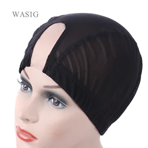 U-образная шапочка для парика 1,5 дюйма X3 дюйма, эластичная сетка для изготовления парика, сетчатая купольная шапочка