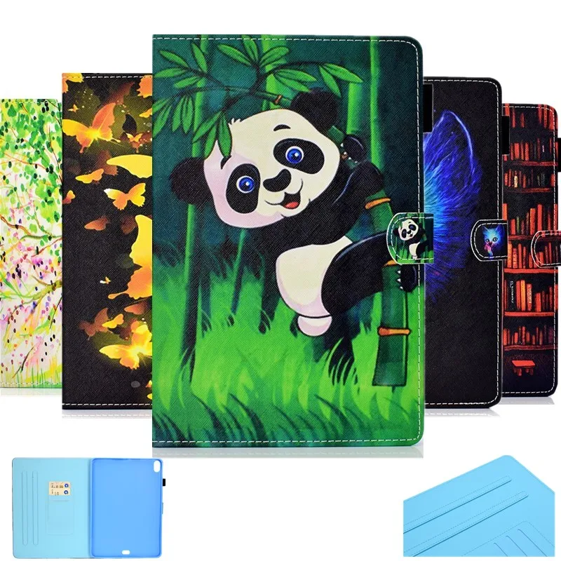 Модный кожаный чехол с принтом для iPad Pro 11 2018 дюйма подставка планшета мультяшный