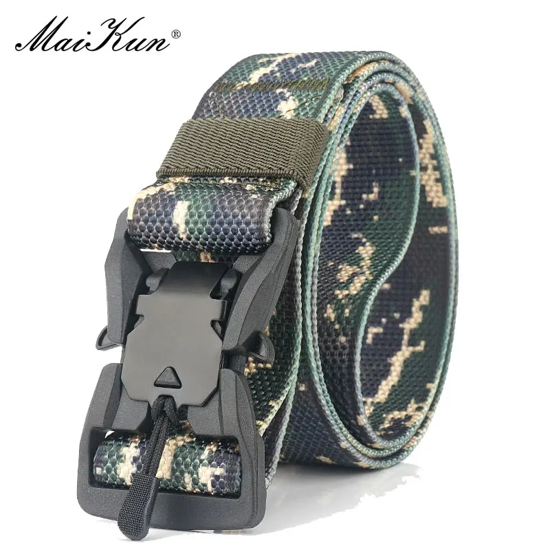 camouflage4 Maikun нейлоновые пояса для мужчин, ремень с металлической пряжкой, открытый охотничий ремень, военный инвентарь, боевой тактический Мужской ремень - Цвет: camouflage4