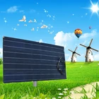 100 Вт 18В ЭТФЭ пленки, гибкие солнечные панели с мягкой крышей с Встроенная в транспортное средство по созданию электрических транспортных средств rV зарядная плата производство электроэнергии системы